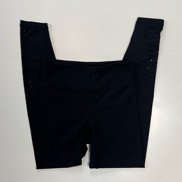 Glyder Fierce Yoga Leggings Black Laser Cut XS - Picture 3 of 7